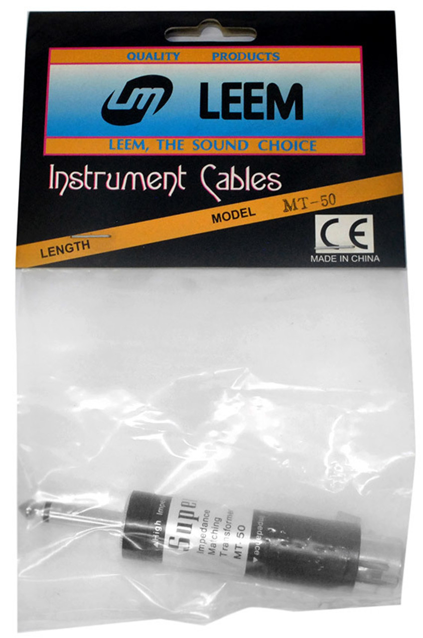 Leem Impedance Matching Transformer (1/4" Plug - Female XLR)