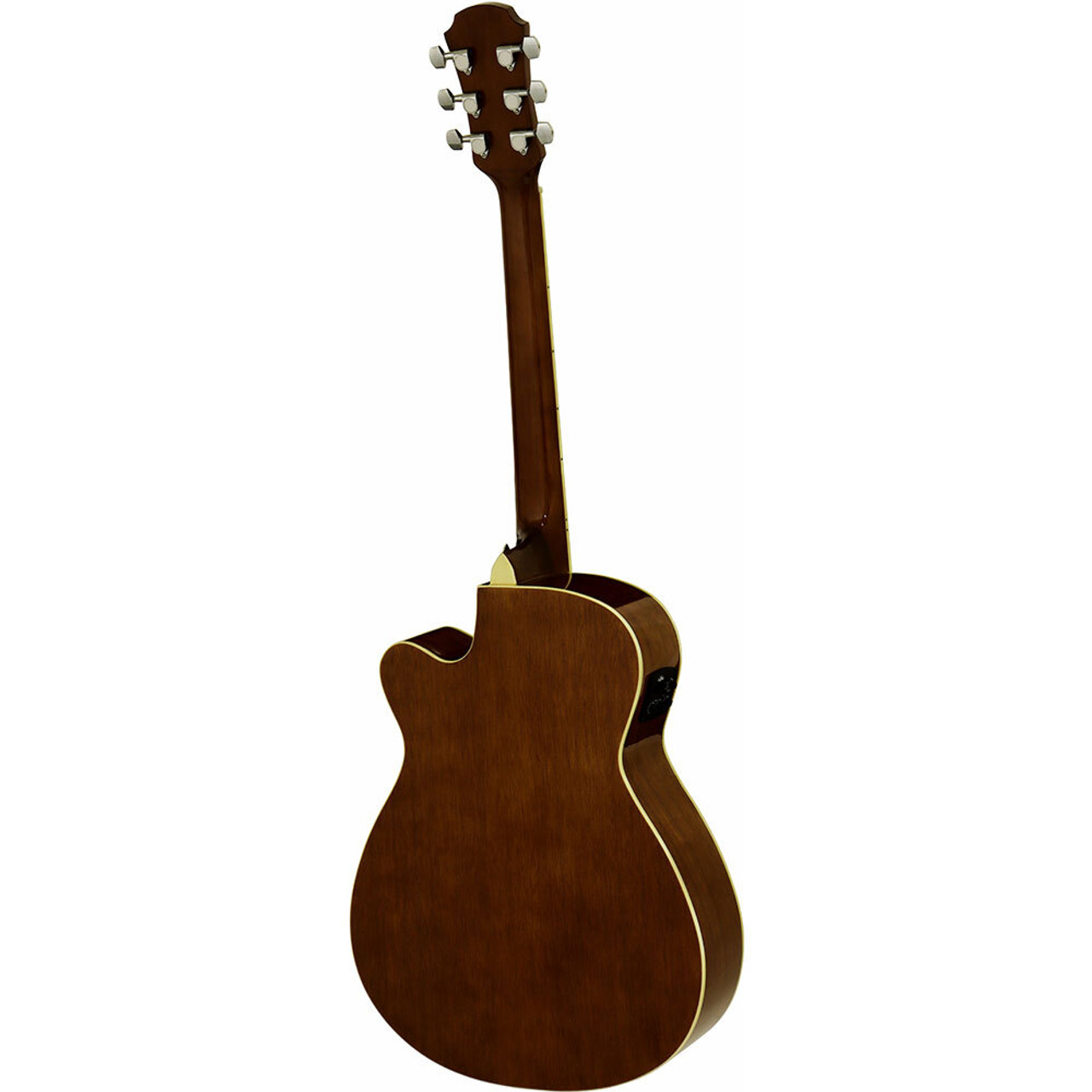 Aria AFN-15 Prodigy Series AC/EL Folk Body Guitar with Cutaway in Matte Natural