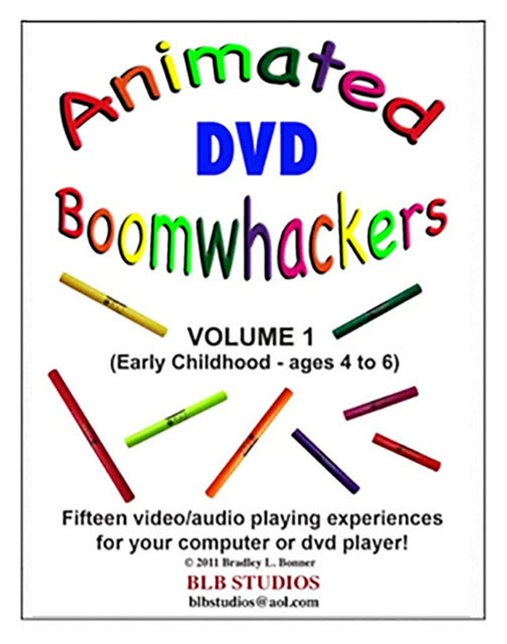 Boomwhackers "Animated Boomwhackers Volume 1" DVD Only