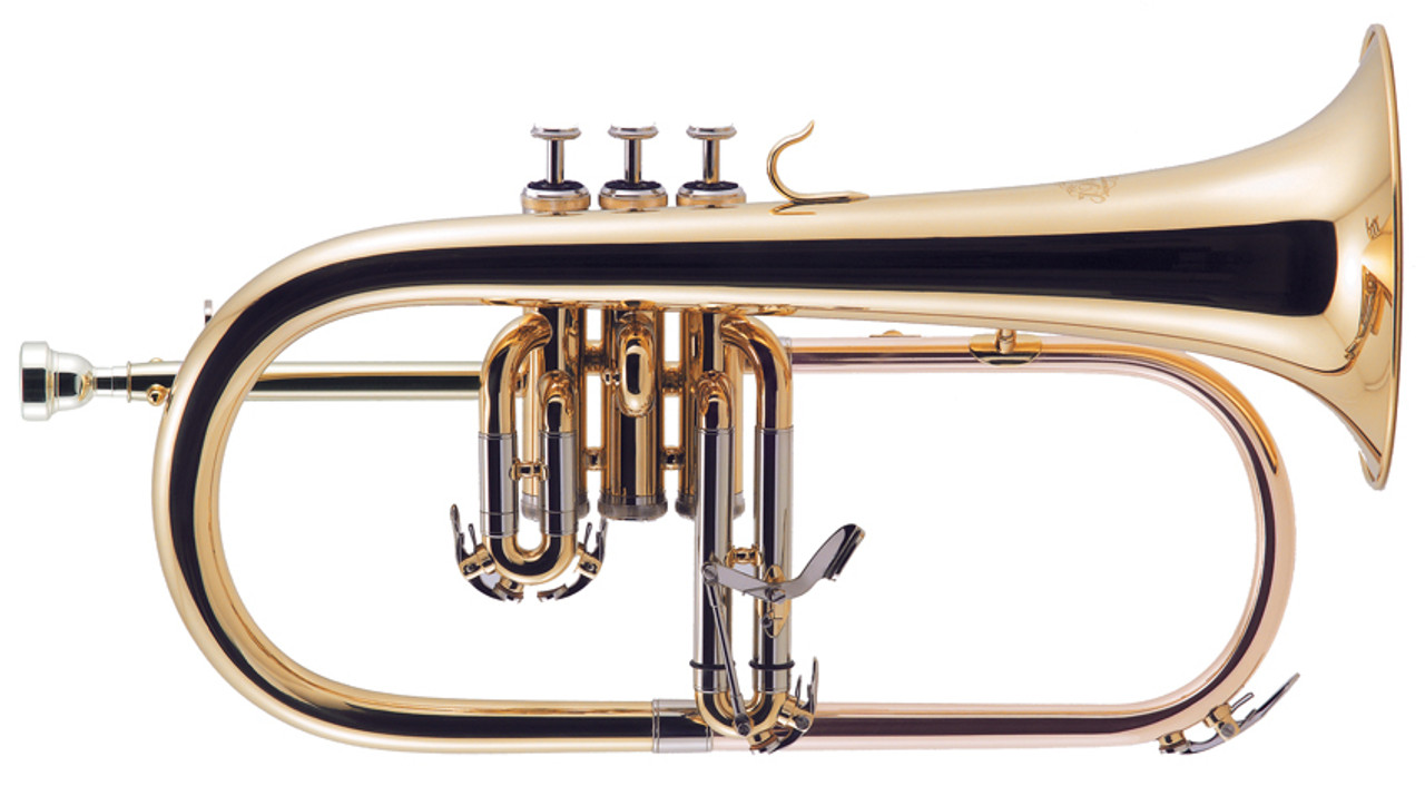 J.Michael FG500 Flugel Horn (Bb) in Clear Lacquer Finish