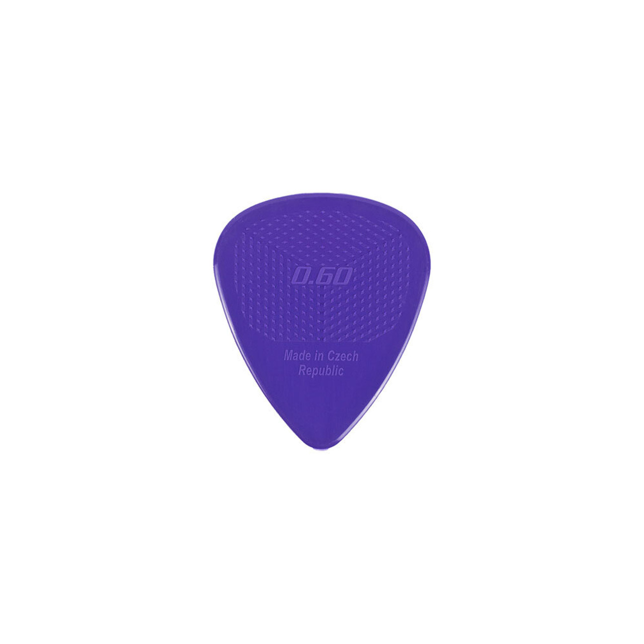 Janicek D-Grip Standard Series Pick in Purple (0.60mm) -36pk