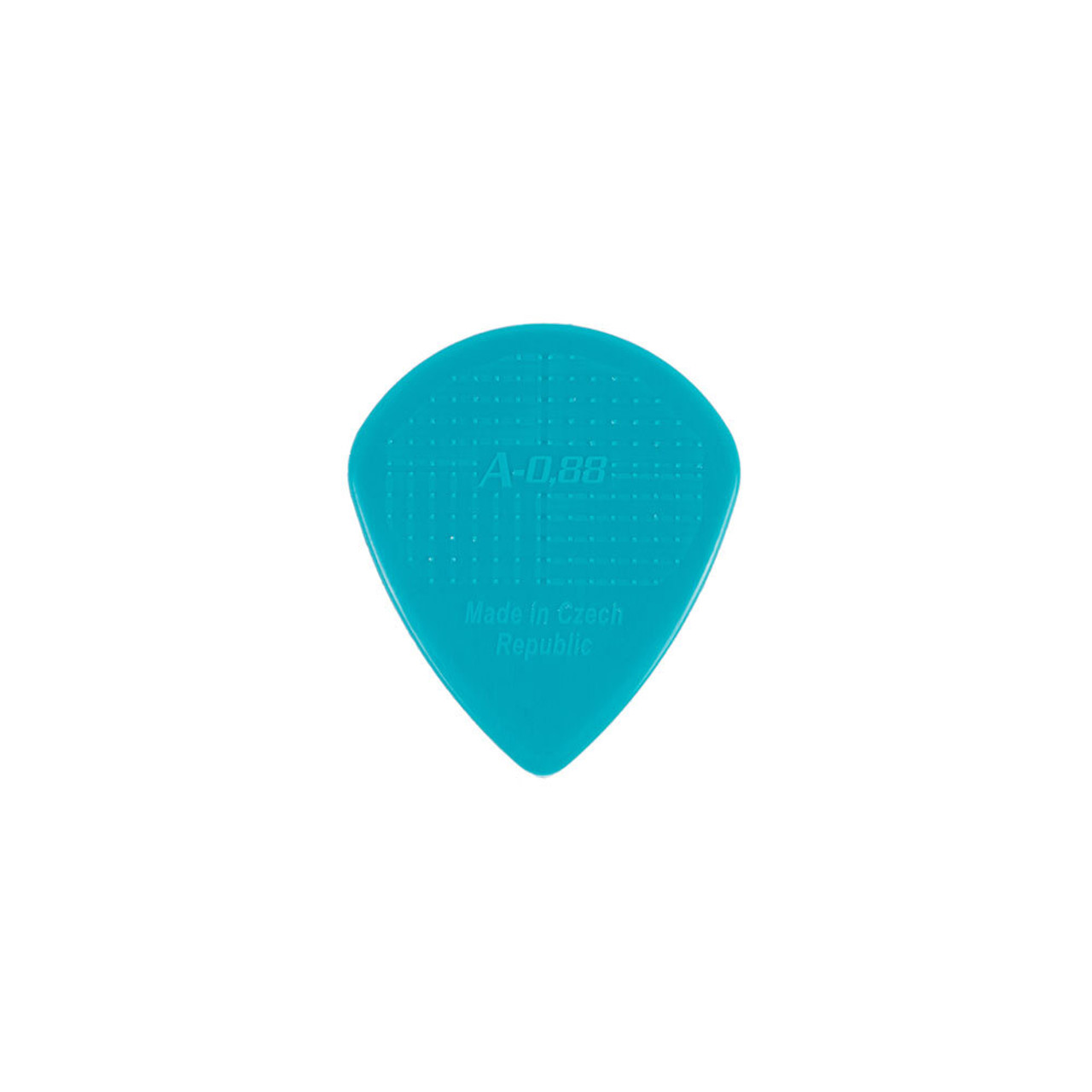 Janicek D-Grip Jazz-A Series Pick in Turquoise (0.88mm) -36pk