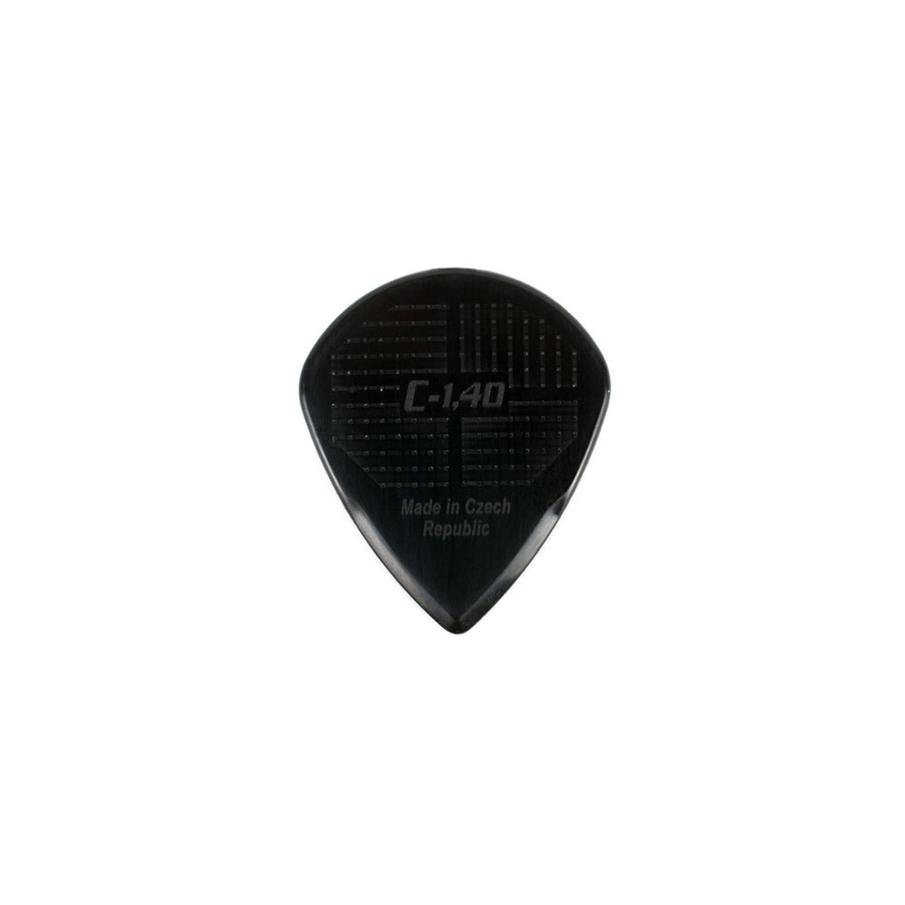 Janicek D-Grip Jazz-C Series Pick in Black (1.40mm) -36pk