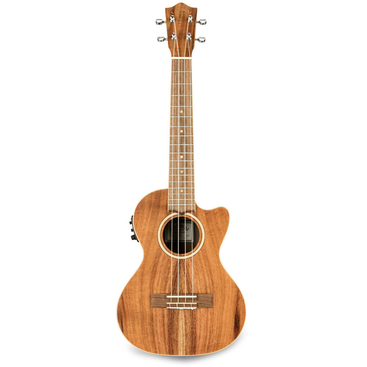 Lanikai Acacia Series All Solid Tenor AC/EL Ukulele in Natural Gloss Finish