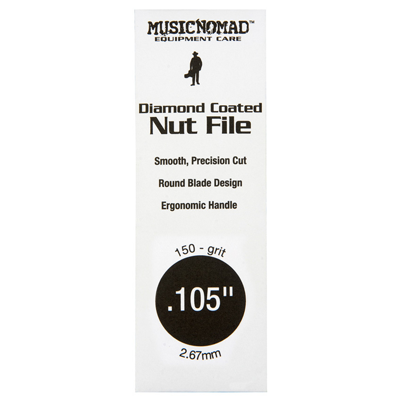 Music Nomad Diamond Coated 105" Nut File (1-Pce)