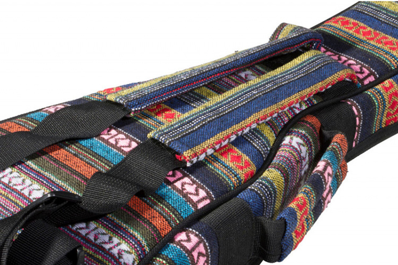 On Stage Deluxe Soprano Ukulele Bag in Multi-Colour Striped Design