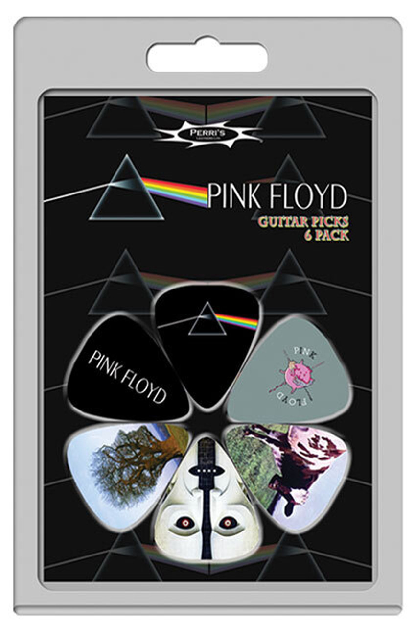 Perris 6-Pack Pink Floyd Variety-1 Licensed Guitar Picks Pack