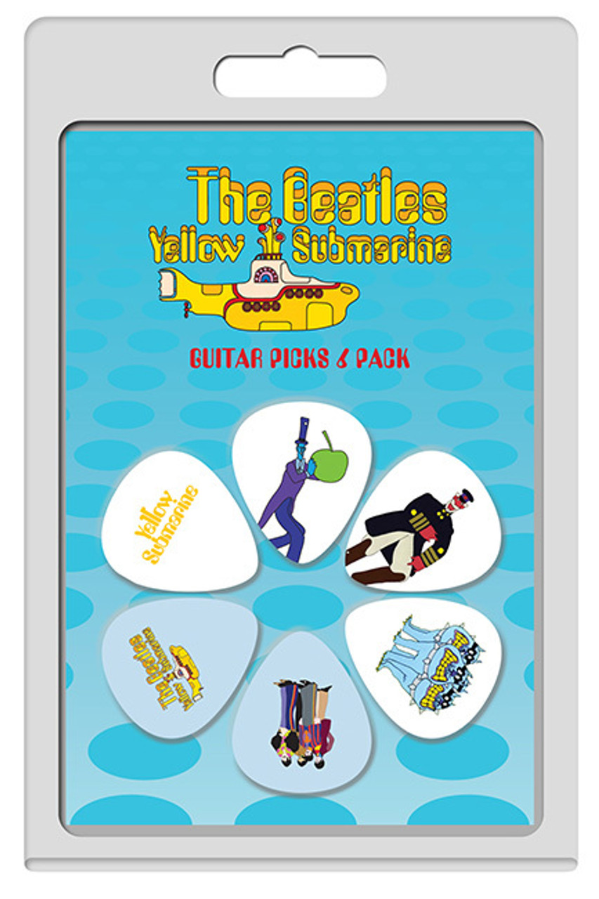 Perris 6-Pack The Beatles Licensed Guitar Picks Pack