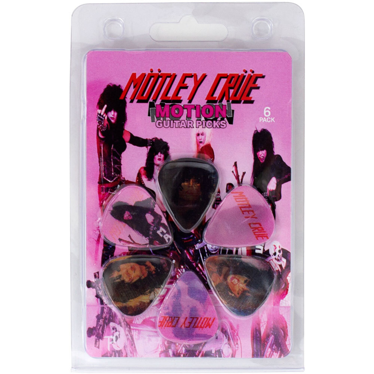 Perris "Motley Crue - 1982" Licensed Motion Guitar Picks (6-Pack)