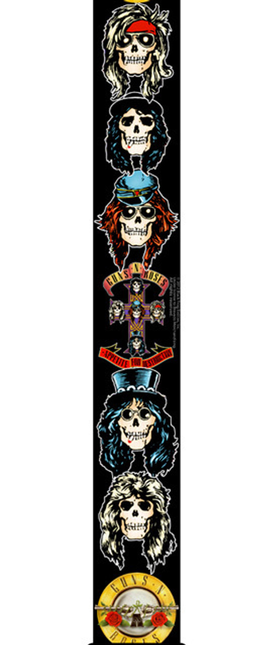 Perris 2" Polyester "Guns N Roses" Licensed Guitar Strap