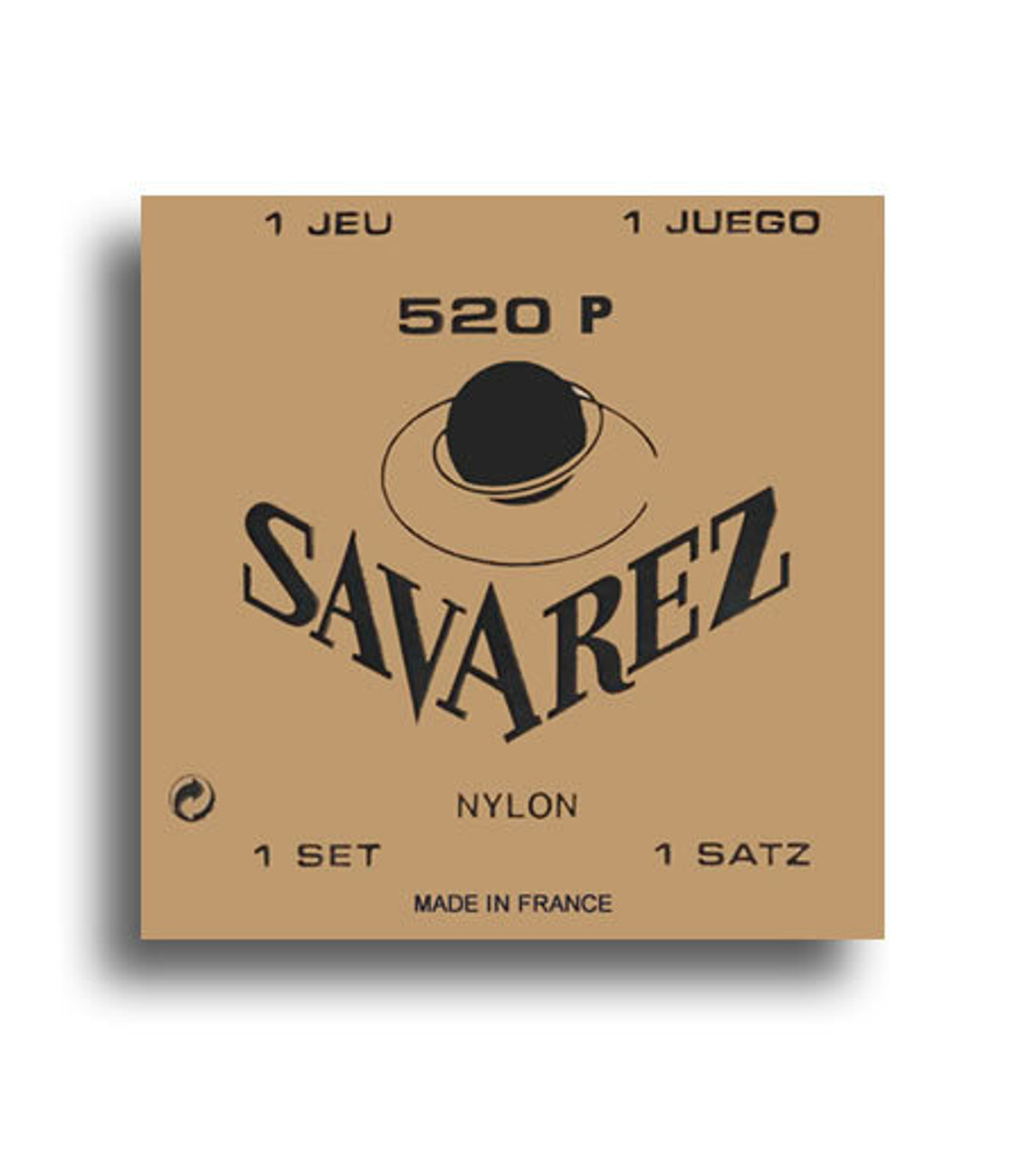 Savarez 520P Traditional High Tension with Wound B & G Classical Guitar String Set