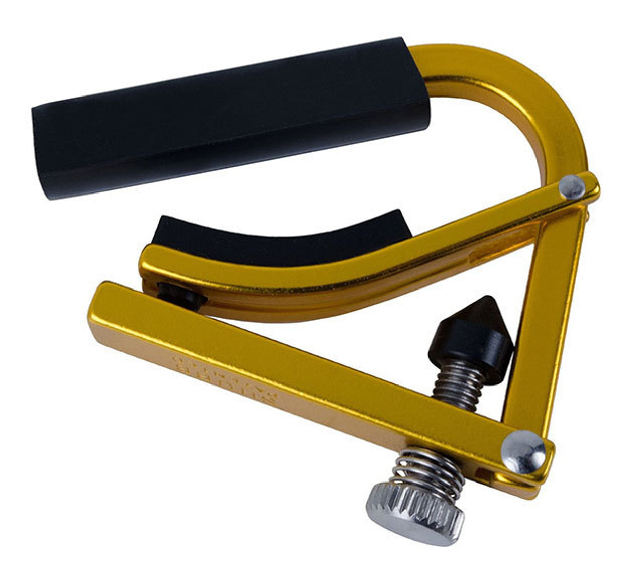 Shubb Lite Ukulele Capo in Metallic Gold Finish