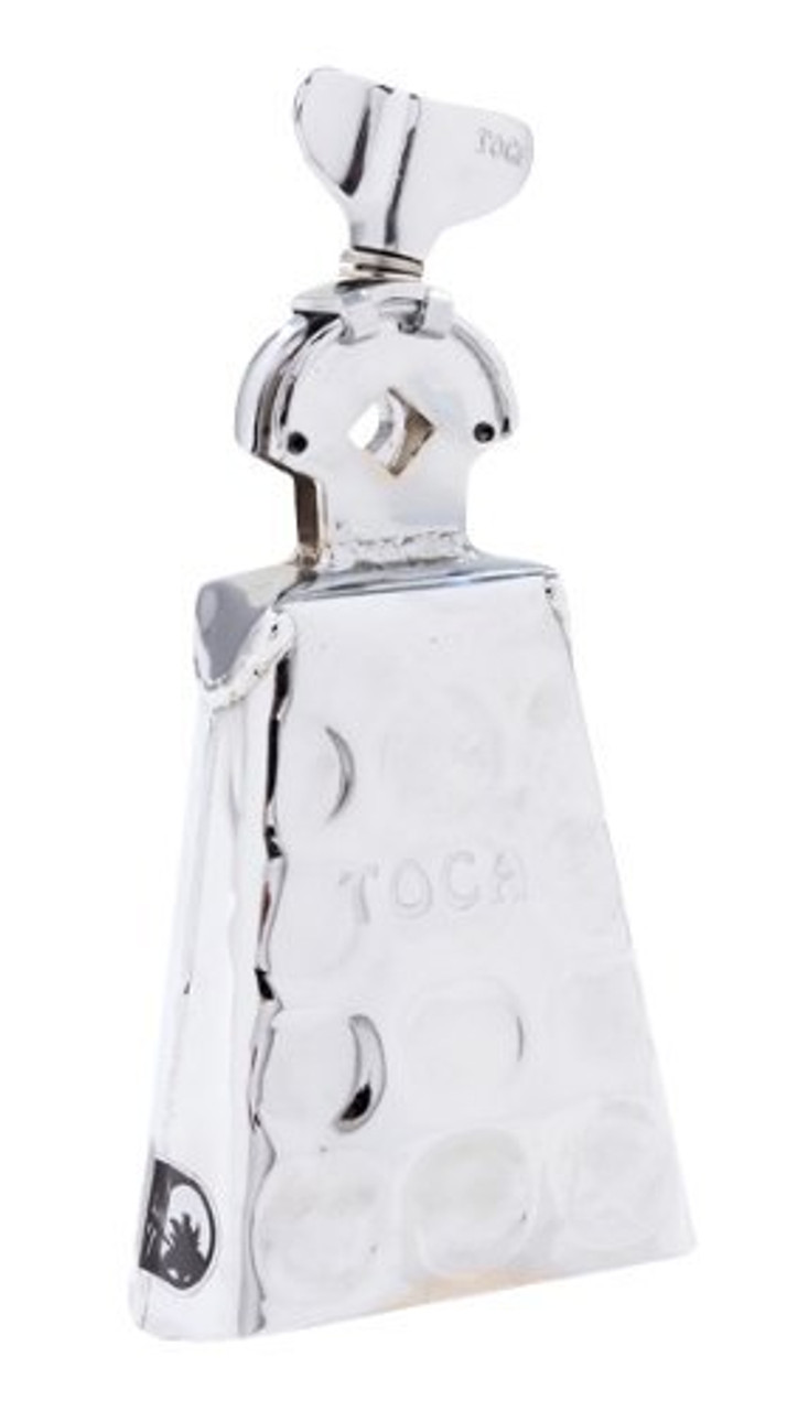 Toca Pro Line Hi-Rut Cowbell in Stainless Steel with Mount