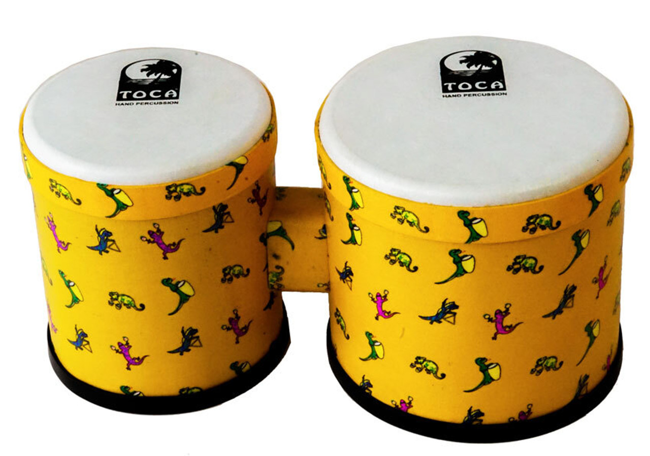 Toca 5 & 6" Freestyle Series Synthetic Bongos in Lizard Pattern