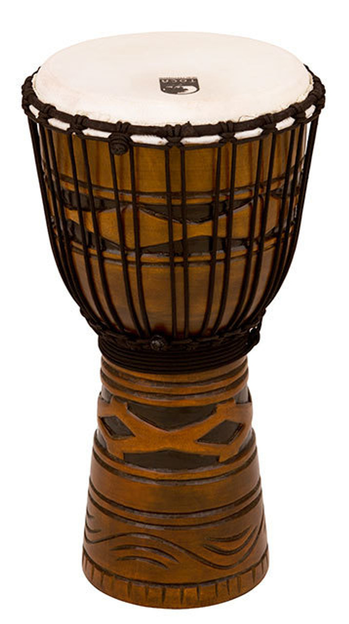 Toca Origins Series Wooden Djembe 10" Synthetic Head in African Mask