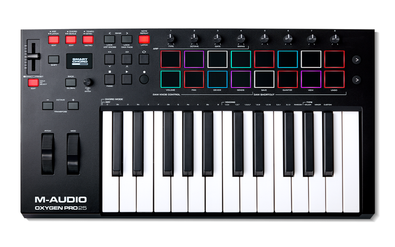 M-Audio Oxygen Pro 25 25 Note USB Midi Controller Keyboard