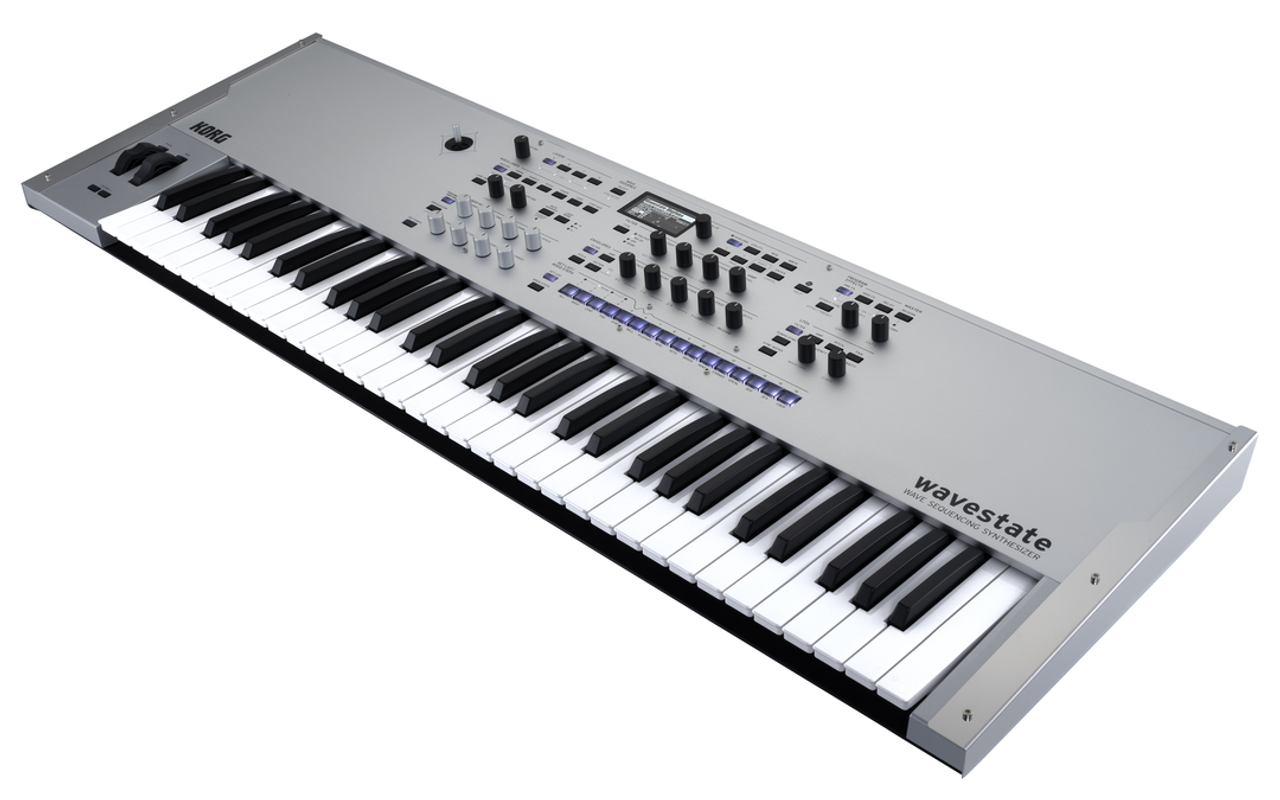 Korg Wavestate Se 61 Note Wave Sequencing Synth With Case Platinum