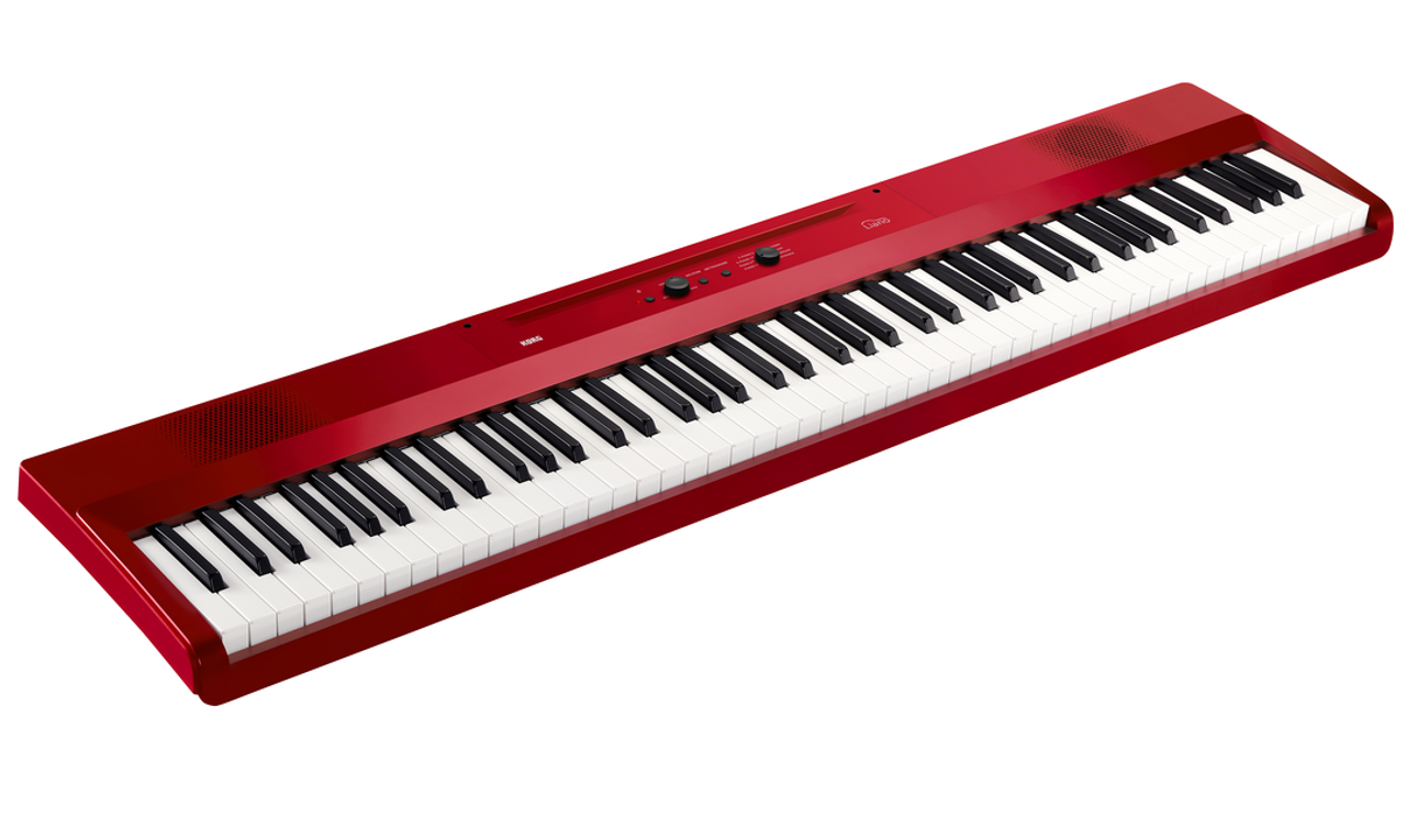 KORG LIANO 88 NOTE PIANO METALLIC RED