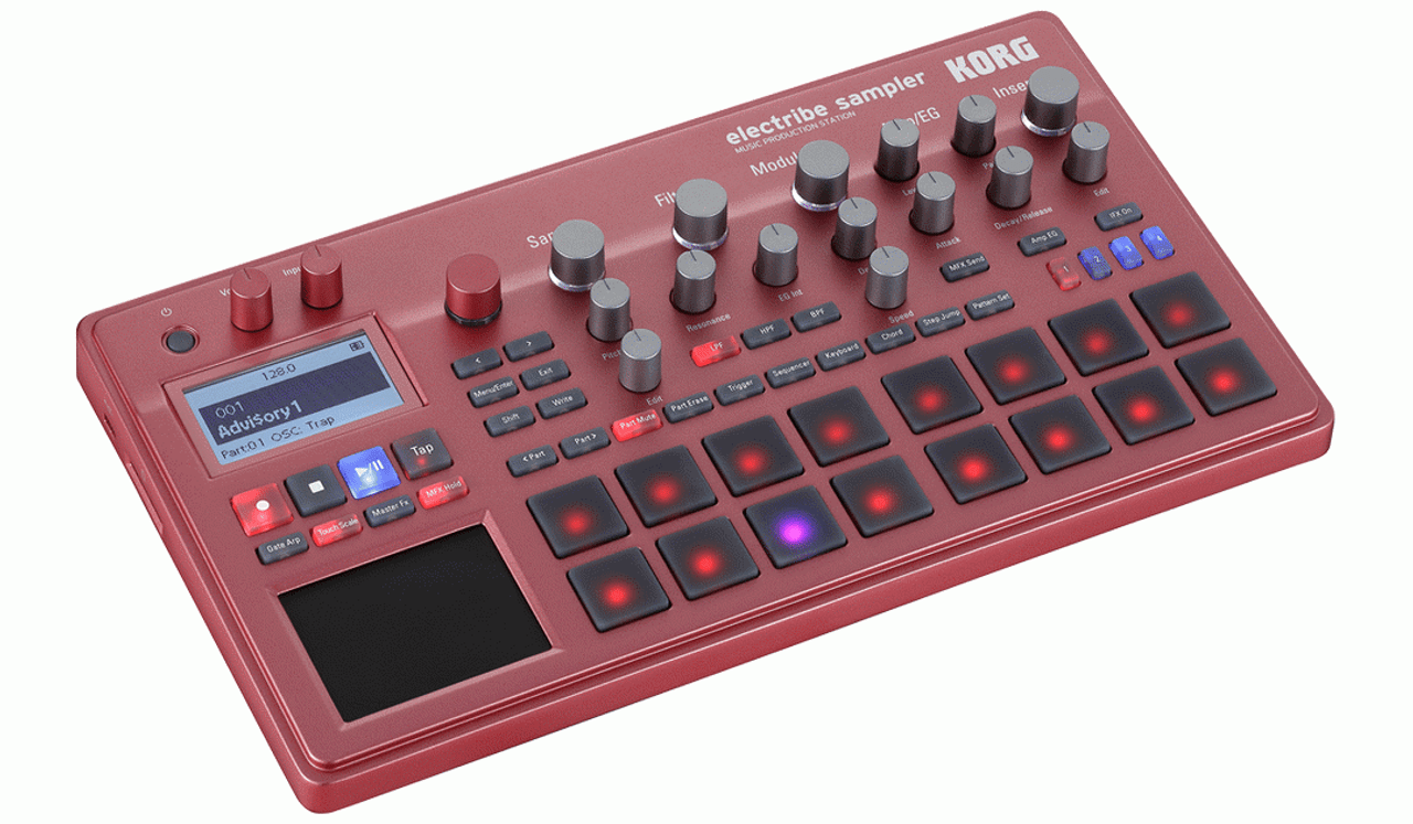 KORG ELECTRIBE 2 SAMPLER RED