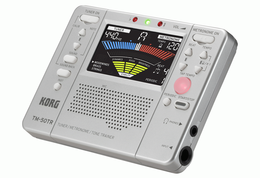 KORG TUNER METRONOME TONE TRAINER SILVER