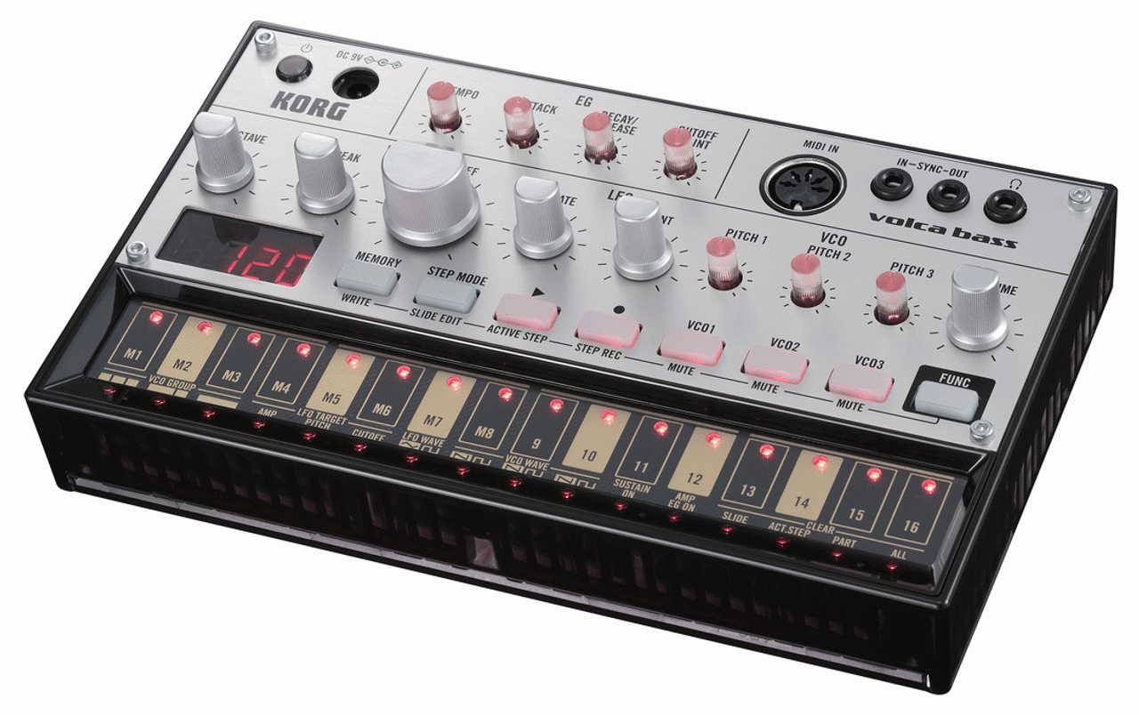 Korg Volca Bass Analog Bassline Synthesizer