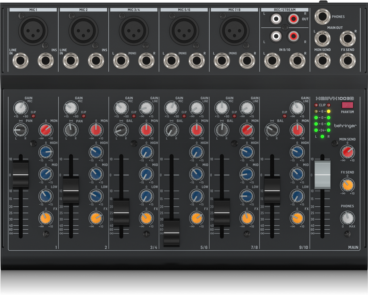 Behringer XENYX 1003B 10Ch Battery or Mains Powered Mixer