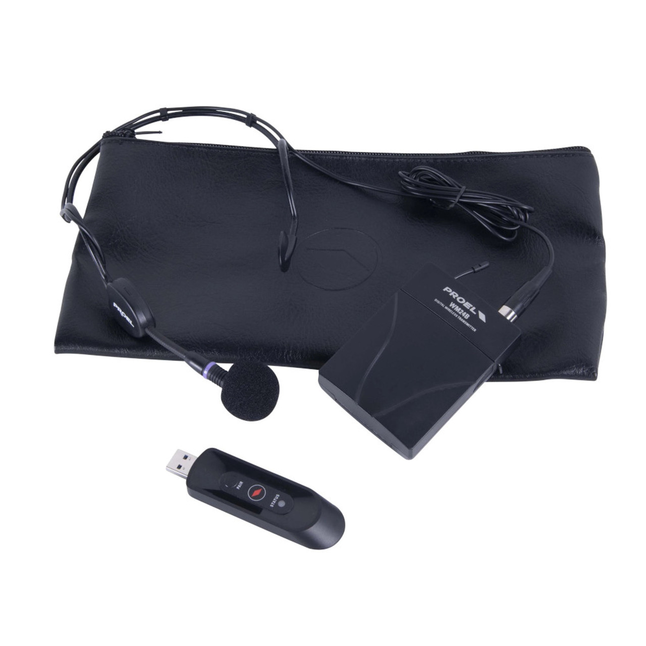 Proel U24H 2.4GHz USB Wireless Bodypack Microphone System