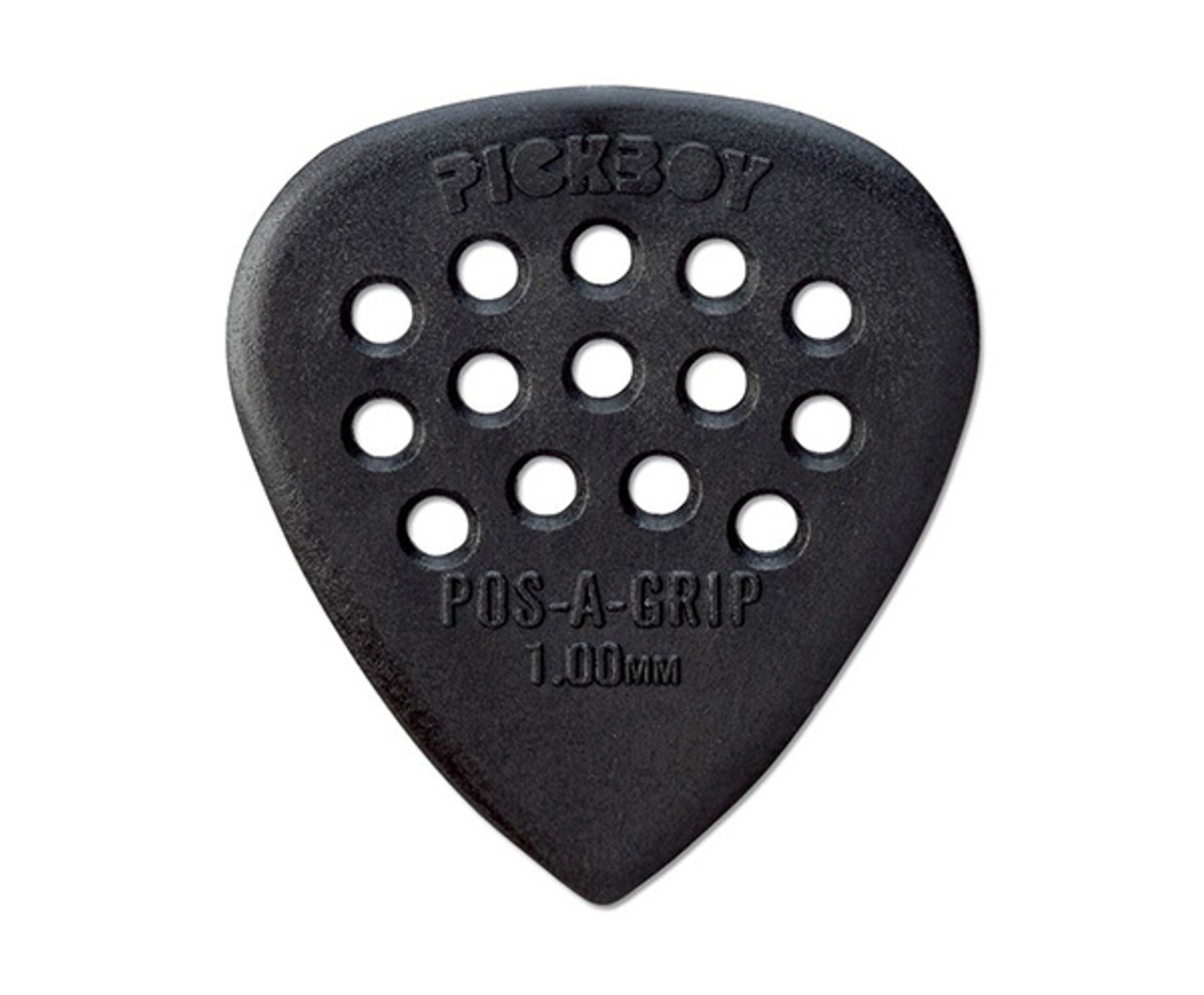 Pickboy Guitar Pick - Pos A Grip Carbon-Nylon (12pack) 1.00