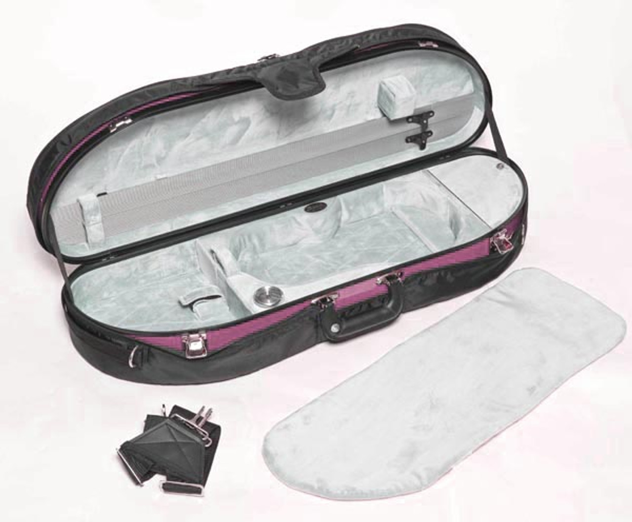 HalfMoon Vln Case-Bobelock F/Glass-Pink