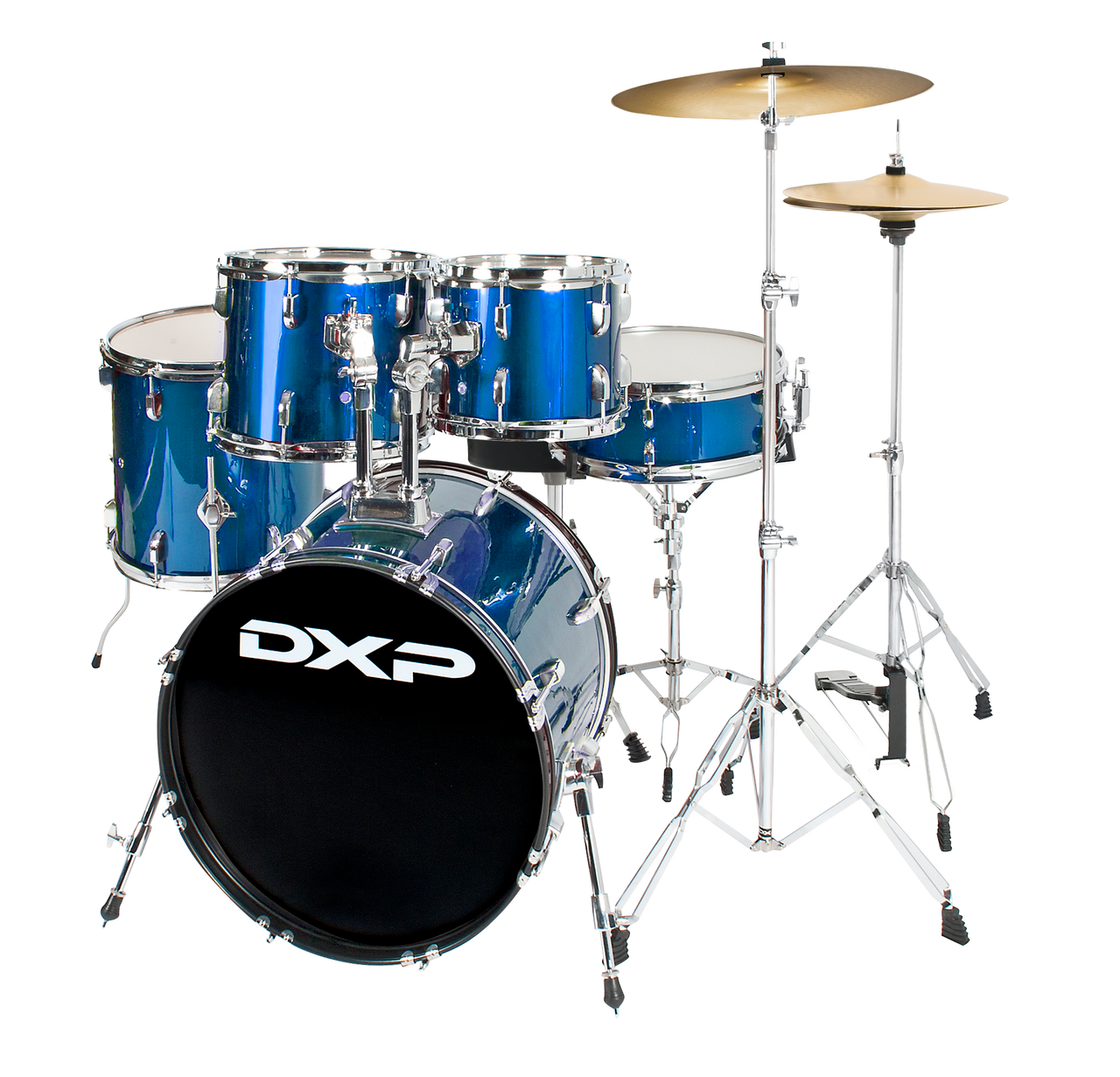 DXP TX06PMBL 20" 5 Piece Drum Kit Package