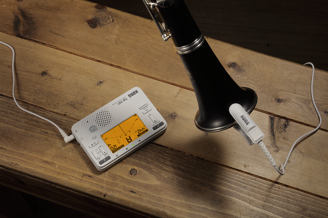 KORG TM 70 TUNER METRONOME WHITE