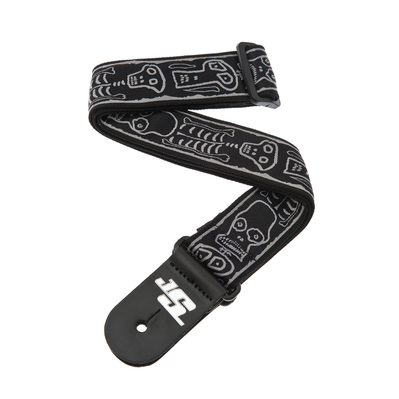 D'Addario Joe Satriani Guitar Strap, Skull n' Bones