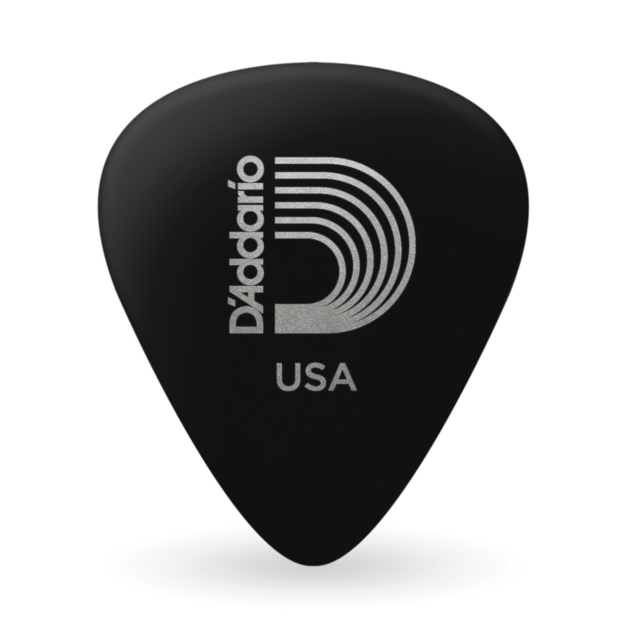 D'Addario Black Celluloid Guitar Picks, 10 pack, Light