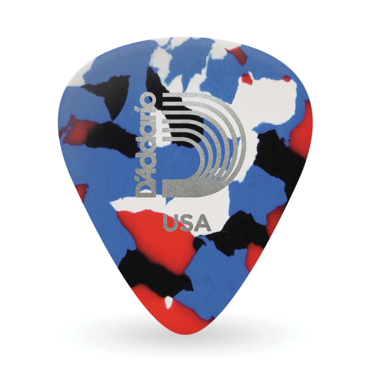 D'Addario Multi-Color Celluloid Guitar Picks, 10 pack, Heavy