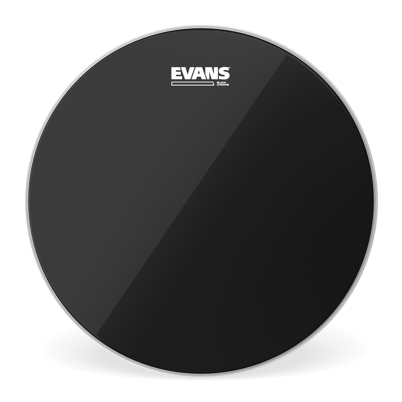 EVANS Black Chrome Drum Head, 20 Inch