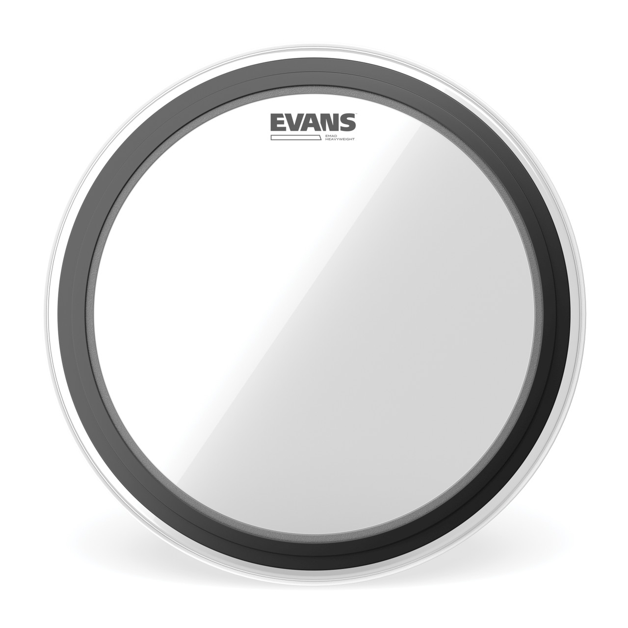 EVANS EMAD Heavyweight Clear Bass Drum Head, 24 Inch