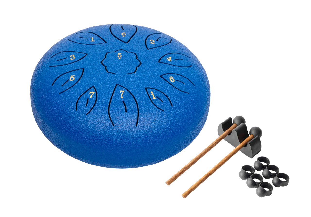 MANO PERCUSSION MPC38BL 8" Tongue drum. Blue.
