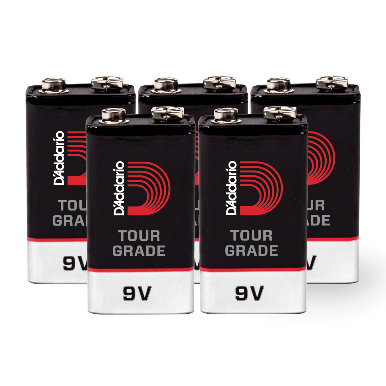 D'Addario 9V Battery, 5-pack