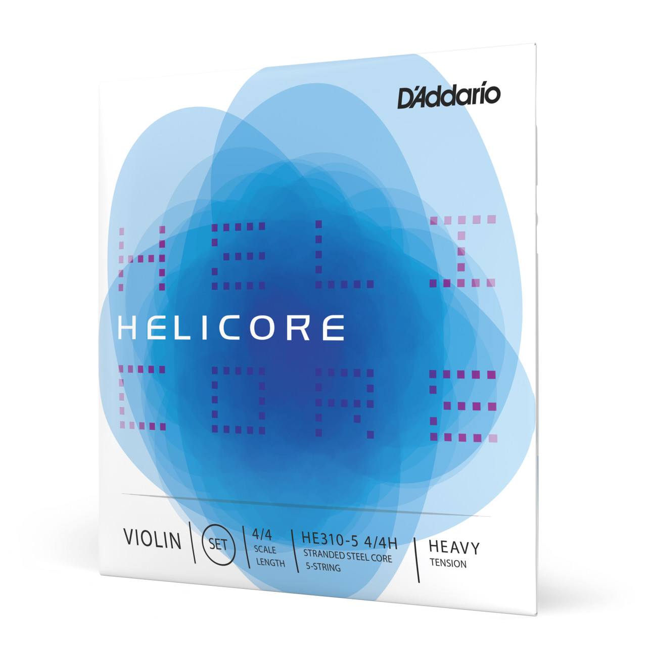 D'Addario Helicore Violin 5-String Set, 4/4 Scale, Heavy Tension