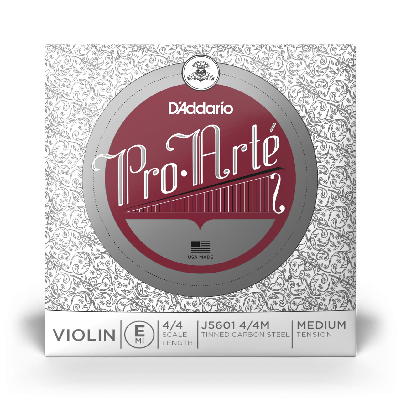 D'Addario Pro-Arte Violin Single E String, 4/4 Scale, Medium Tension
