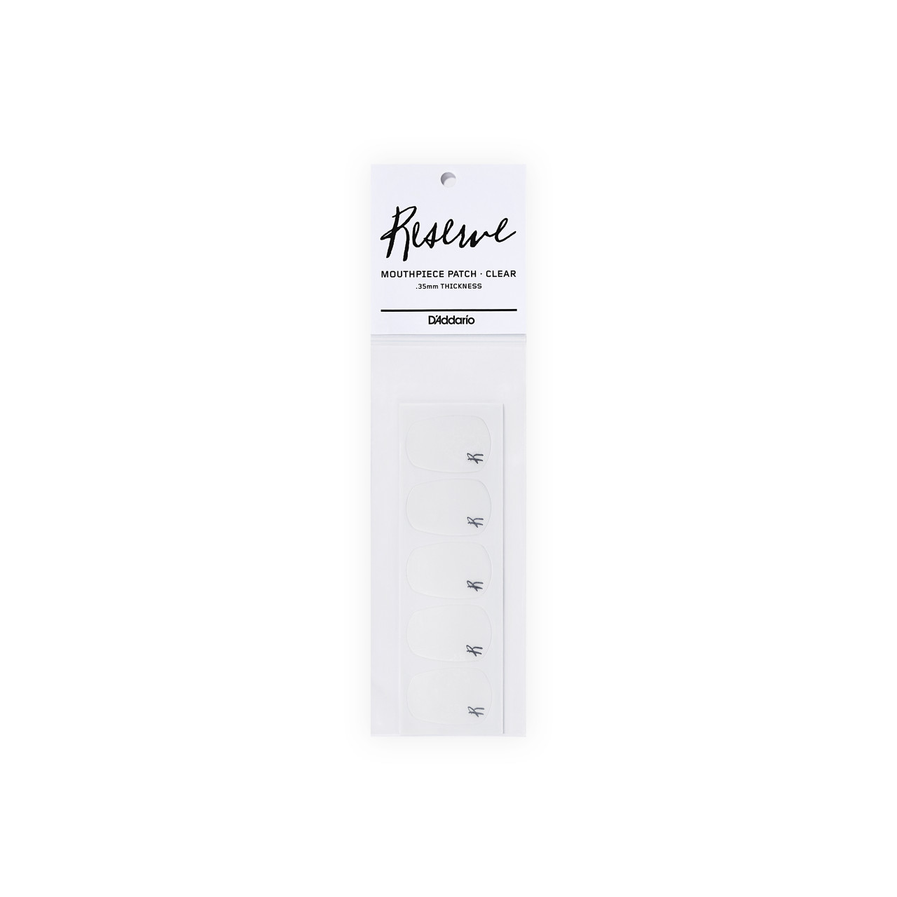Rico Reserve Mouthpiece Patch - Clear - .35mm