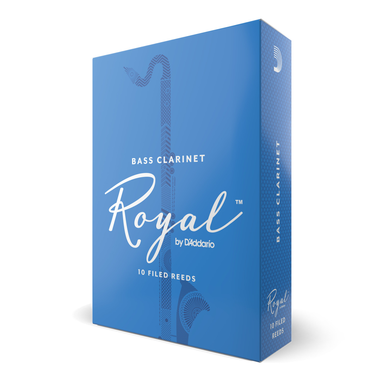 Royal by D'Addario Bass Clarinet Reeds, Strength 3, 10 Pack