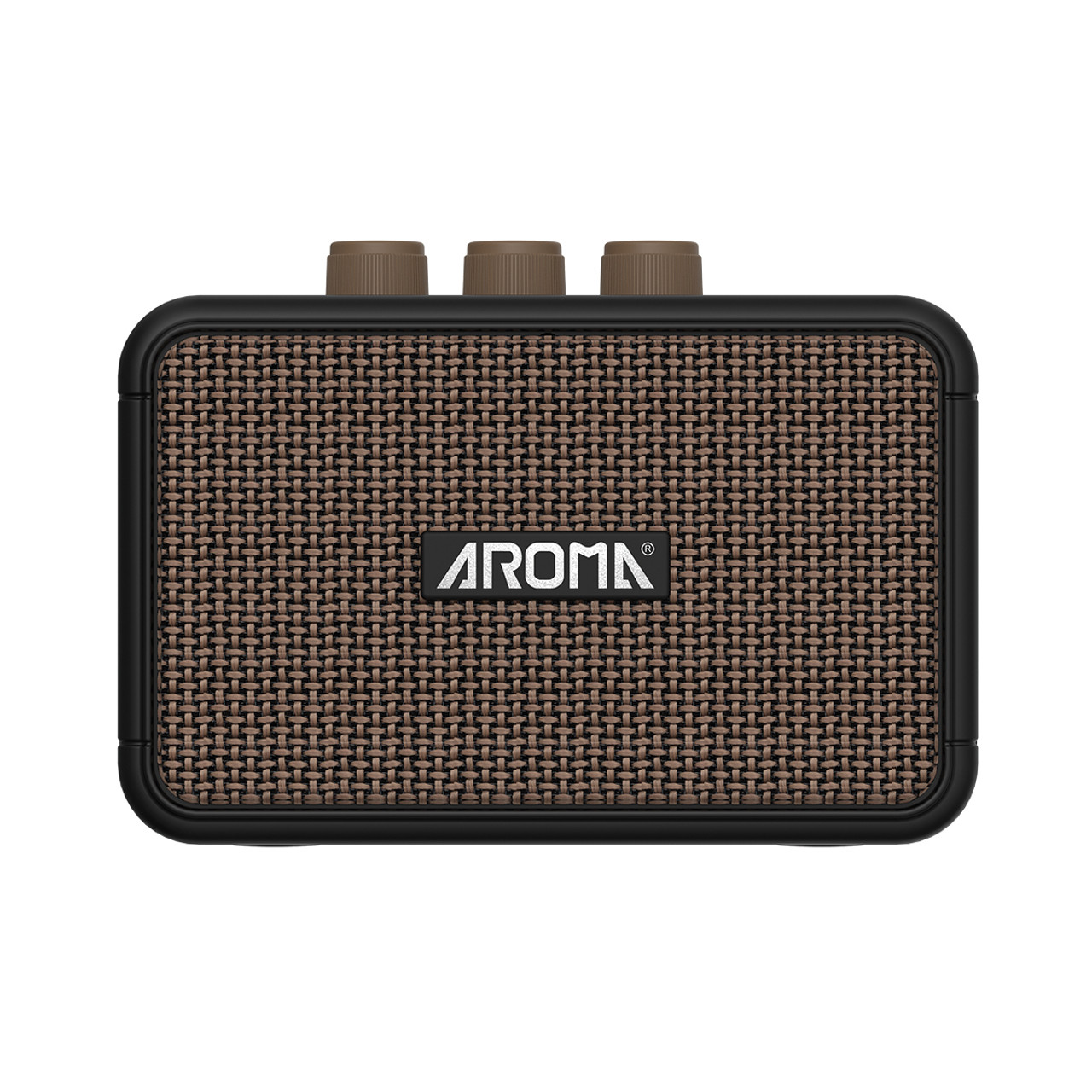 Aroma 5W Electric Guitar Rechargeable Portable Amplifier Black [AG-04}