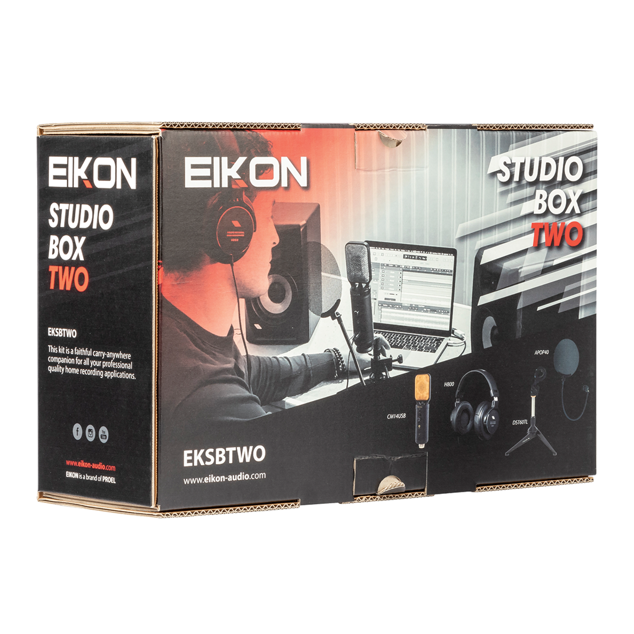 Eikon EKSBTWO Advanced home recording bundle
