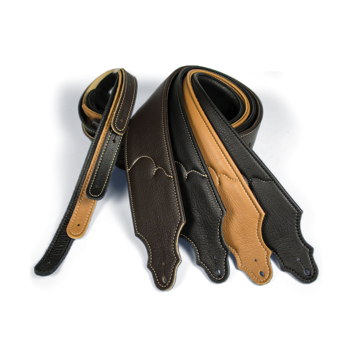 Franklin 2.5" Premium Chocolate Padded Glove Leather Strap