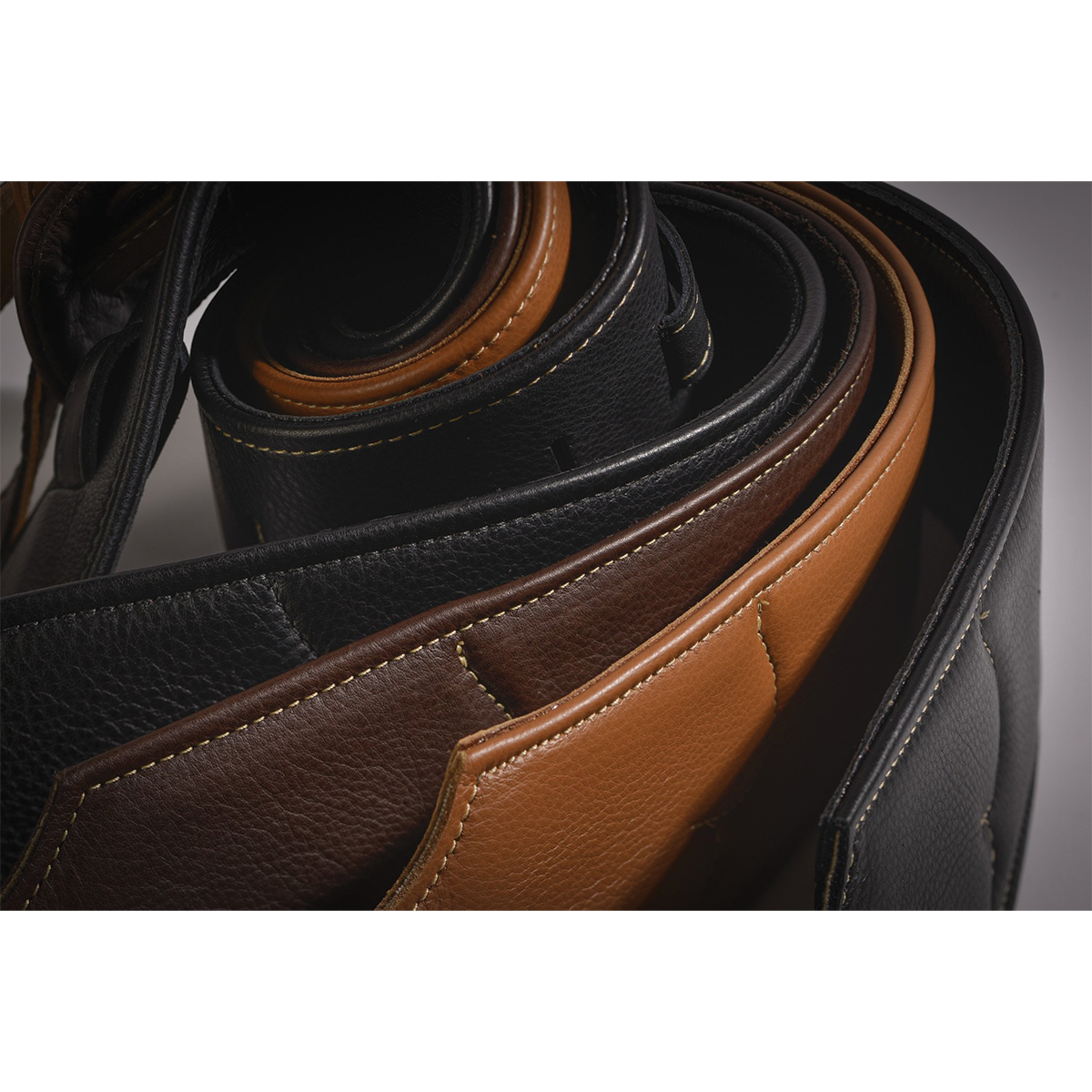 Franklin 3" Premium Caramel Padded Glove Leather Strap