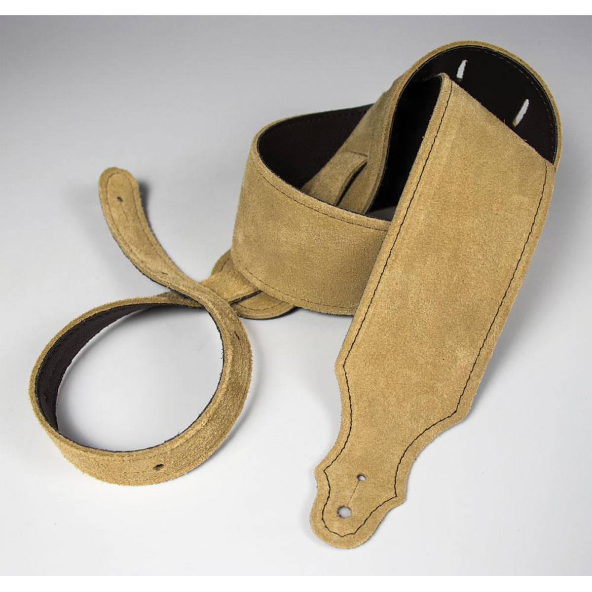 Franklin 2.5" Honey Purist Suede Strap with Buck Backing