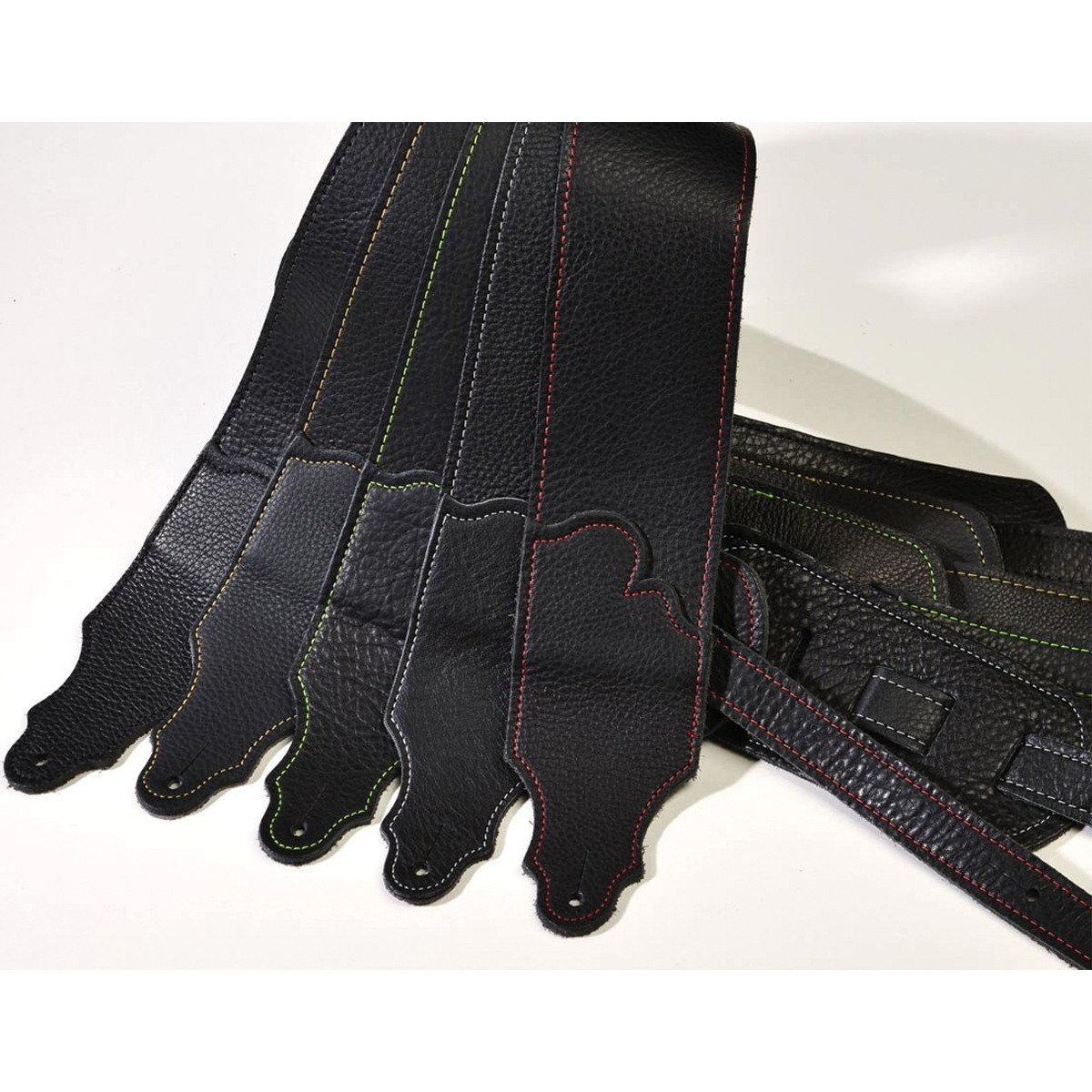 Franklin Original  3" Black Glove Leather with Black Stitching