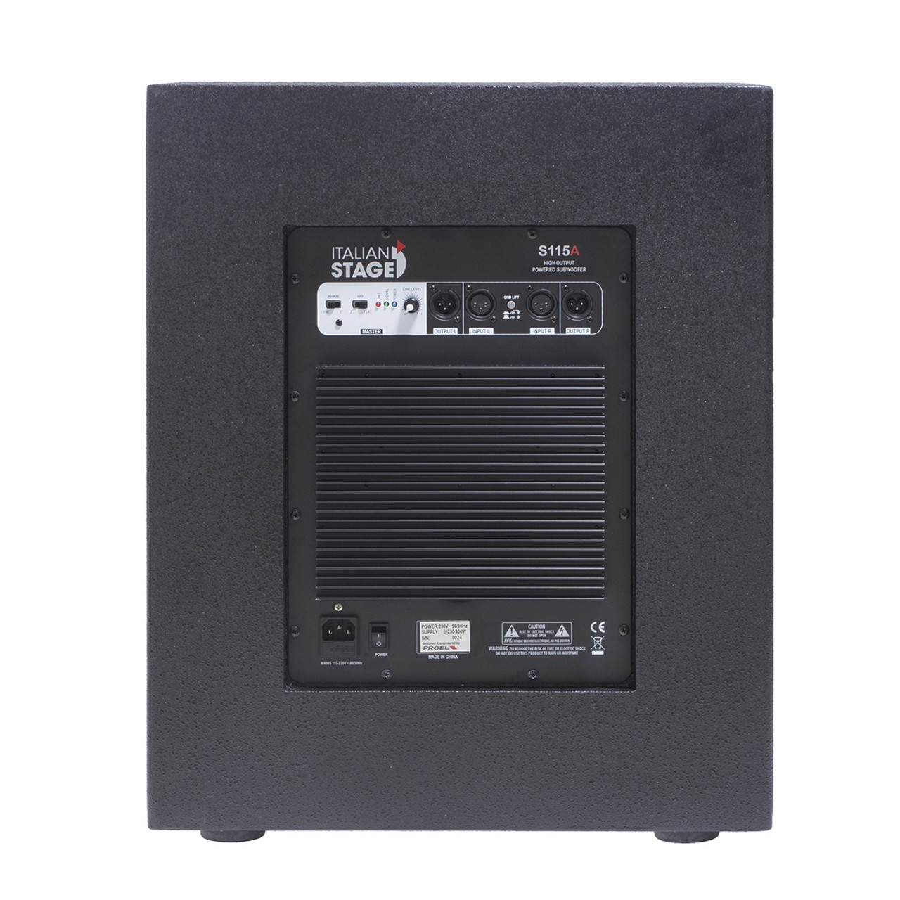 Italian Stage 15" Active Subwoofer [ISS115A]