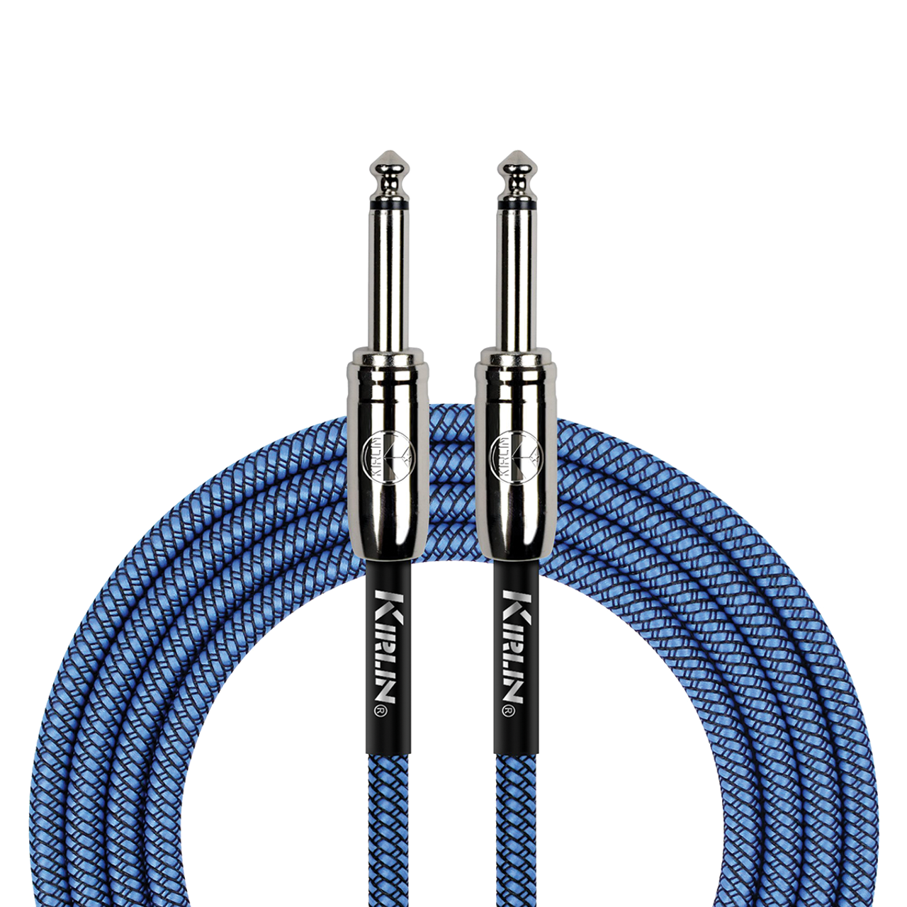 Kirlin IWC201BL 20ft Blue Entry Woven Instrument Cable